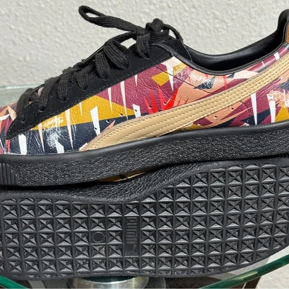 PUMA CLYDE MOON JUNGLE x Natural Multicolor Size 8.5 US Men's Sneakers - Picture 5 of 13